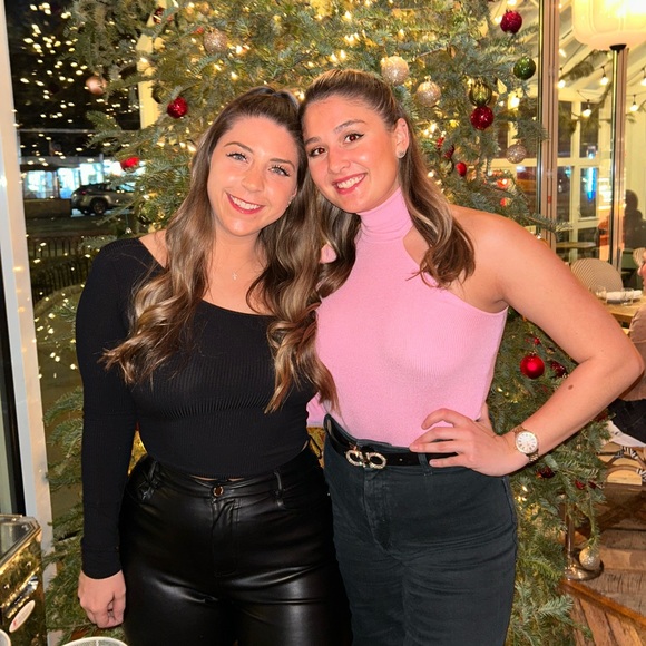 Bardot Assymetric pink turtle neck - Picture 2 of 2